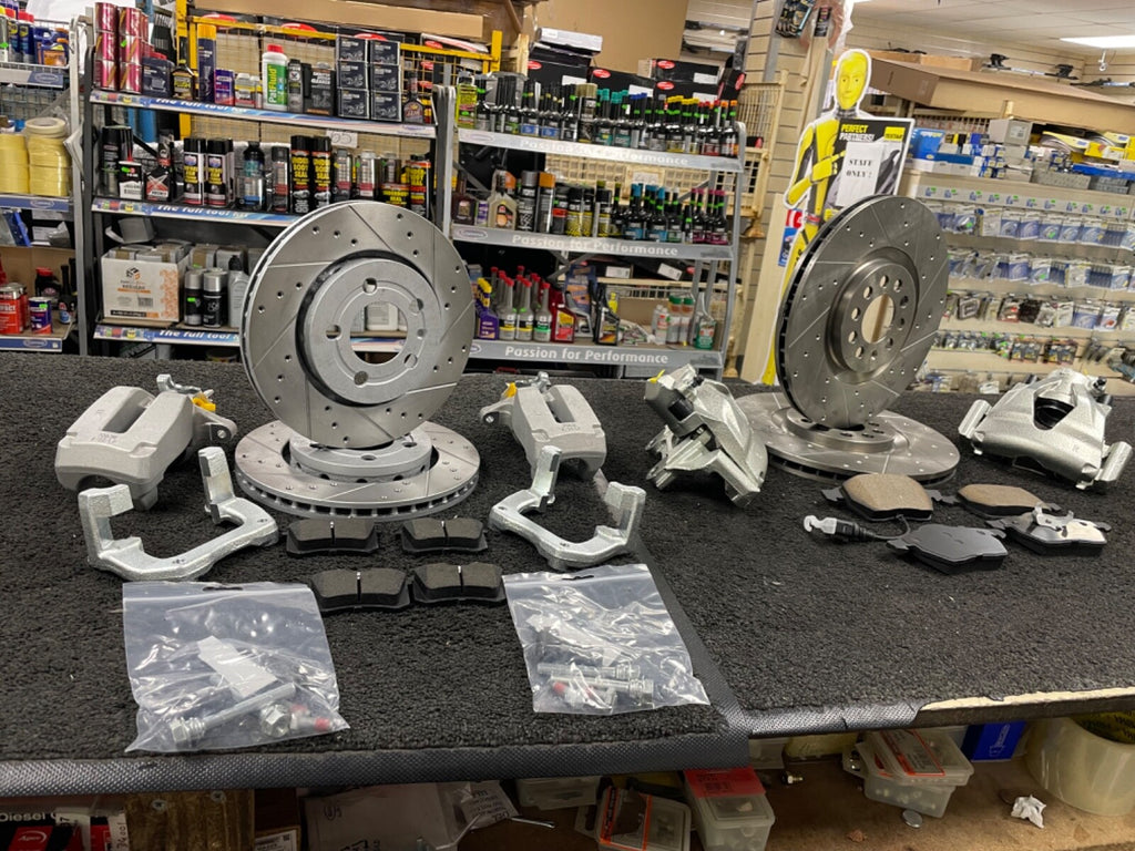 VW POLO TSi TDi 6R 9N GTi BIG BRAKE DISC UPGRADE CALIPER CONVERSION FRONT REAR