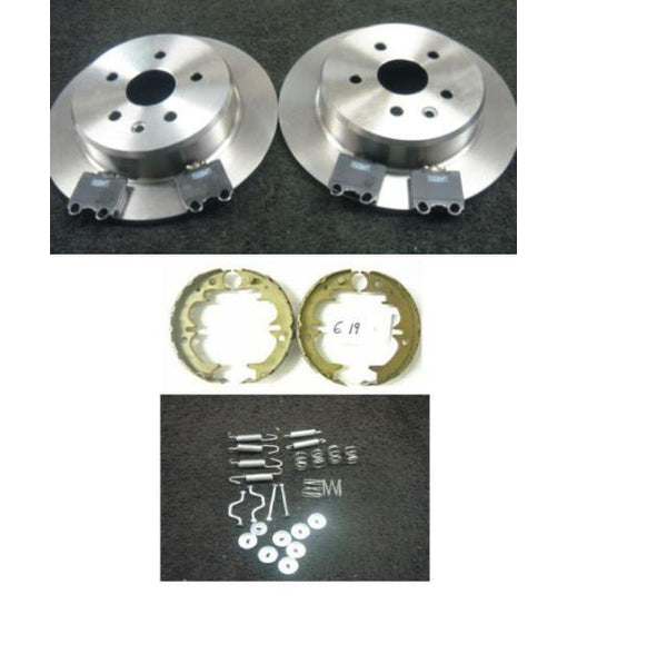 FOR LEXUS IS200 IS300 REAR BRAKE DISCS BRAKE PADS HANDBRAKE SHOES & FITTING KIT 