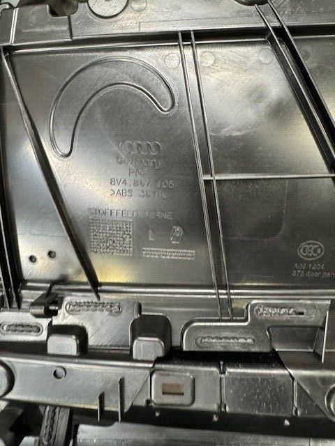 AUDI A3 SPORTBACK 2013 -2020 FRONT DOOR PANEL CARD NS LH 8V4867103BWFA