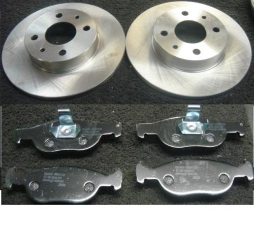 PUNTO MK2 1.2 16V 1.9D FRONT BRAKE DISCS PADS ABS