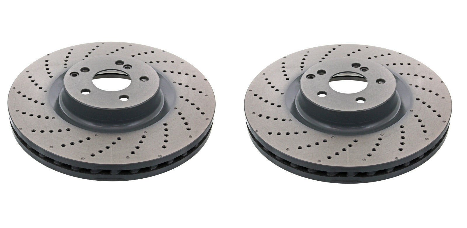 FOR MERCEDES-BENZ C-CLASS C63 AMG 2 FRONT BRAKE DISCS A0004212012 X2 360mm