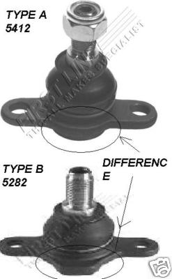 VW TRANSPORTER  T4 CARAVELLE BALL JOINT LOWER BALL JOINT NEW CHOICE OF 2