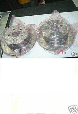 FOR MITSUBISHI FTO REAR BRAKE DISCS & BRAKE PADS NEW 