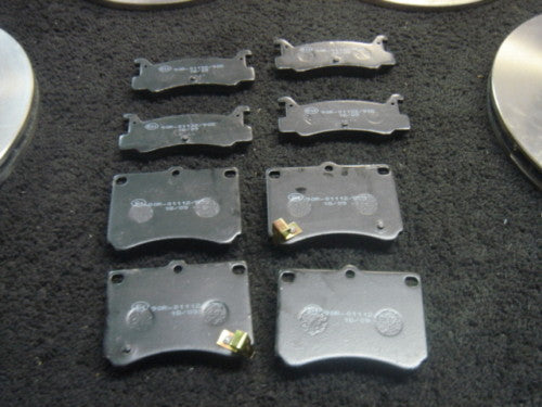 FOR MAZDA MX3 BRAKE PADS FRONT & REAR  FULL SET FRONT BACK