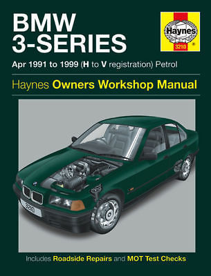 HAYNES MANUAL BMW 3 SERIES 4-CYL & 6-CYL 91-96 H TO N REG PETROL 