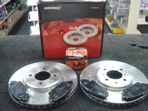 FOR HONDA ROVER BRAKE DISC CONVERSION BRAKE PADS FRONT 282MM 4 X 100