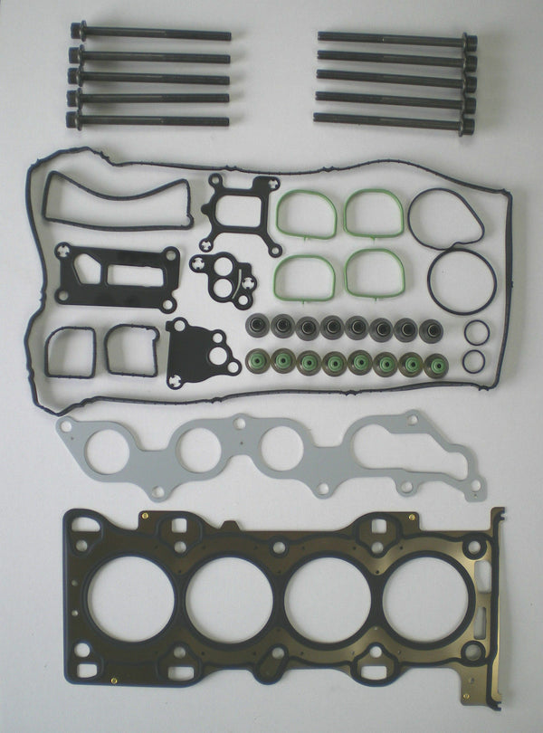 FOR MAZDA 5 6 1.8 GG L8 G48 HEAD GASKET SEAT HEAD BOLT SET PLASTIC CAMCOVER