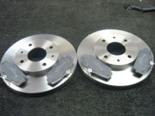 FOR NISSAN PRIMERA P11 1996> BRAKE DISCS &  PADS FRONT ABS