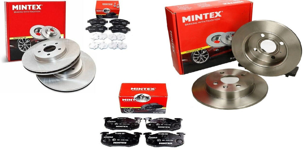 CITROEN XSARA COUPE VTR MINTEX FRONT REAR BRAKE DISCS BRAKE PADS 