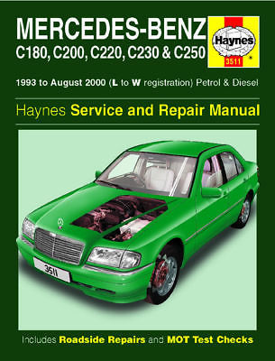 HAYNES  FOR MERCEDES-BENZ C180,C200,C220,C230 & C250 93-AUG 2000 L TO W REG 