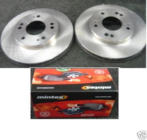 FOR FTO MIVEC GP GPX GPR FRONT BRAKE DISC  MINTEX PADS