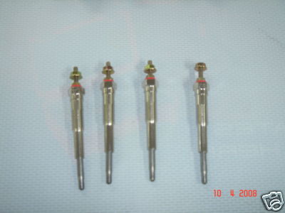 FOR ISUZU TROOPER BIGHORN 3.1TD 4JG2  DIESEL GLOW PLUGS X4