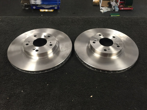FOR HONDA ACCORD 2.0 2.2 2.4 CL7 8 2003-2007 2 FRONT BRAKE DISCS VENTED 300MM
