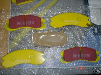 FOR MITSUBISHI EVO 2 3 4 BRAKE PADS EBC YELLOWSTUFF FRONT