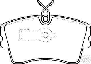 VAUXHALL SENATOR BRAKE PADS MINTEX LUCAS 1 FRONT