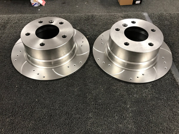BMW Z3 ROADSTER 2.0 E36 E37 REAR CROSS DRILLED GROOVED REAR BRAKE DISC 272MM