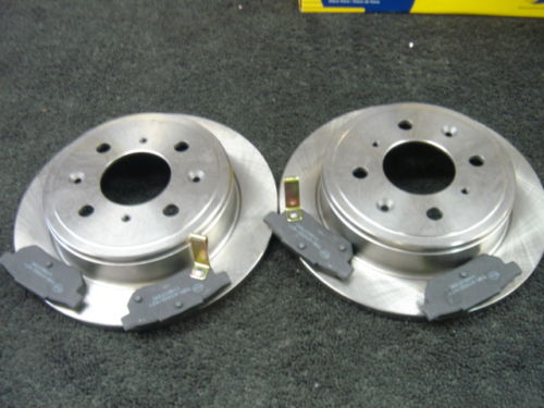 ROVER 200 400 214 416 216 416 400 REAR  BRAKE DISCS REAR BRAKE PADS