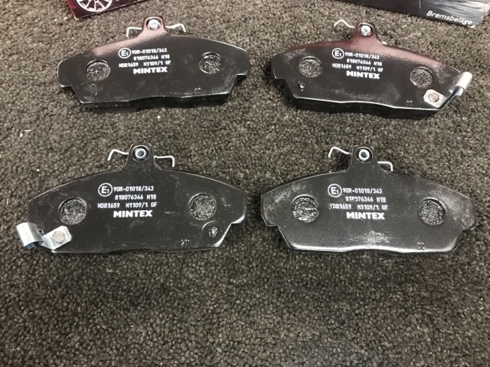 ROVER 25 1.8GTi BRAKE PADS MINTEX FRONT REAR  BRAKE DISC PADS