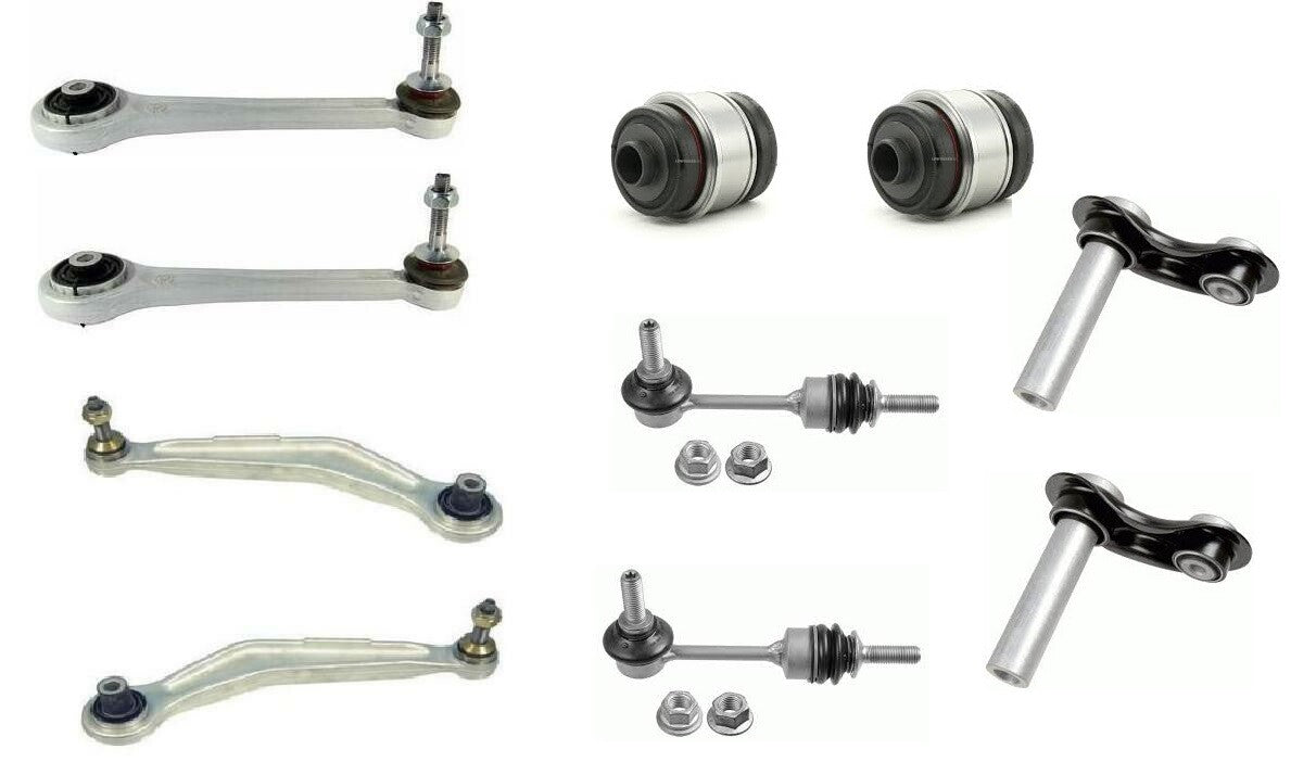 FOR BMW 520 525 530 535 E60 E61 REAR SUSPENSION WISHBONES ARMS LINKS BUSHES KIT