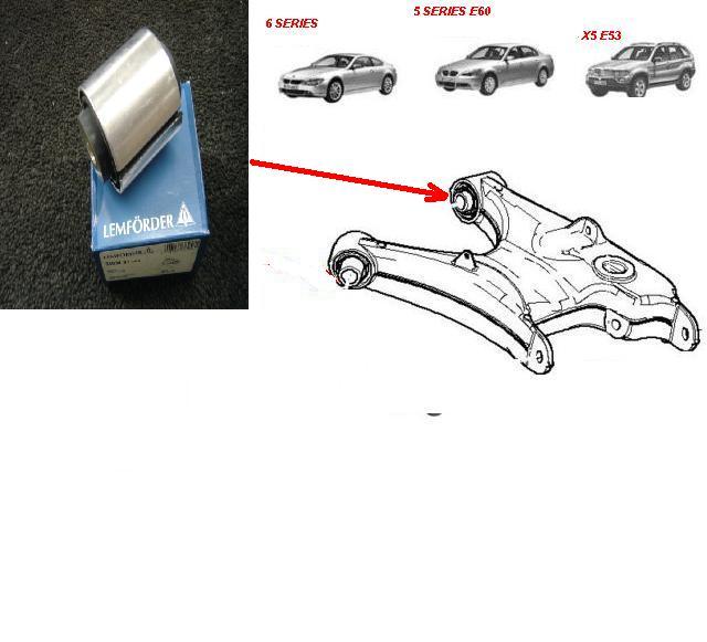 BMW E60 6 E63 E63 E53 E65 E66 REAR AXLE SWING CONTROL REAR TRAILING ARM REARBUSH