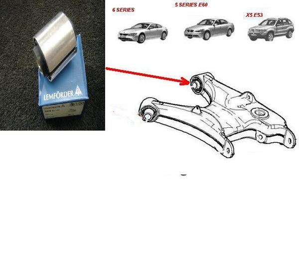 BMW E60 6 E63 E63 E53 E65 E66 REAR AXLE SWING CONTROL REAR TRAILING ARM REARBUSH