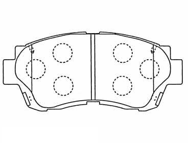 FOR TOYOTA CAMRY V6 LEXUS SC300 FRONT BRAKE PADS NEW SET