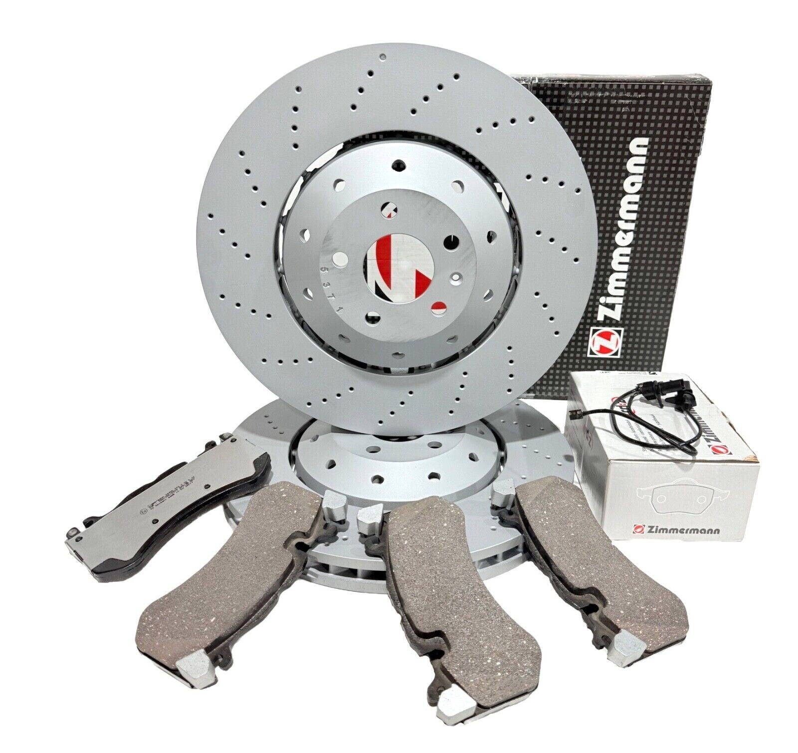 AUDI RS6 C6 V10 5.0 (2008-2010) 2 FRONT BRAKE DISC BRAKE PADS