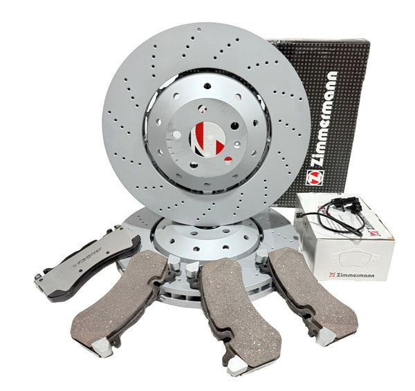AUDI RS6 C6 V10 5.0 (2008-2010) 2 FRONT BRAKE DISC BRAKE PADS