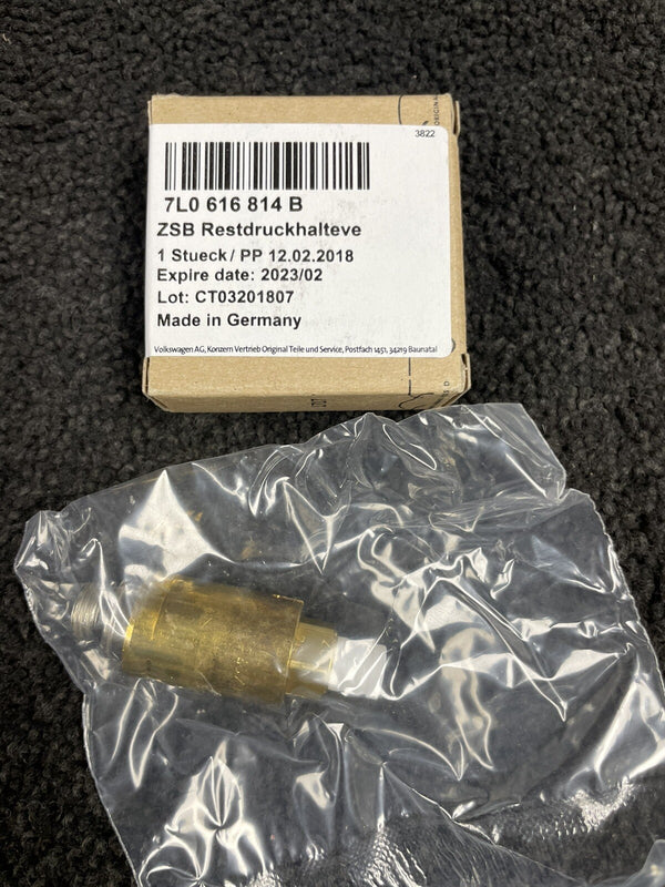GENUINE AUDI Q7 7L VW TOUAREG CAYENNE 955 AIR SUSPENSION VALVE 7L0616814B NEW