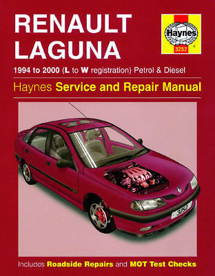 FOR HAYNES MANUAL RENAULT LAGUNA 94-2000 L TO W REGISTRATION PETROL AND DIESEL 
