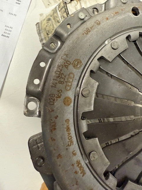 GENUINE VW 3 PIECE CLUTCH KIT FOR GOLF MK3 PASSAT B3 B4 TRANSPORTER T4  1.9D TD