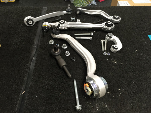 SKODA SUPERB 2003ON FRONT SUSPENSION TRACK CONTROL ARMS KIT FOR NEAR SIDE LH 