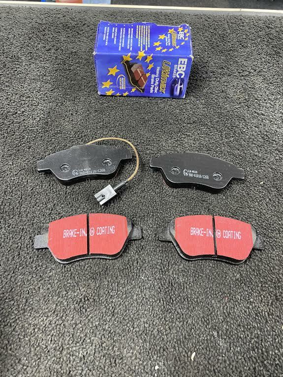 FOR AlFA ROMEO MITO 0.9 TWINAIR 105 (2009-2020) EBC FRONT BRAKE PADS SET OF 4 