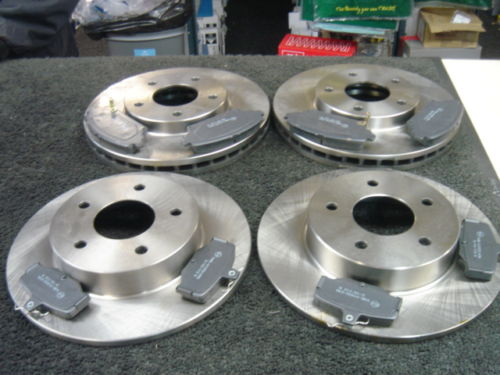 FOR NISSAN ALMERA TINO FRONT & REAR BRAKE DISCS BRAKE PADS