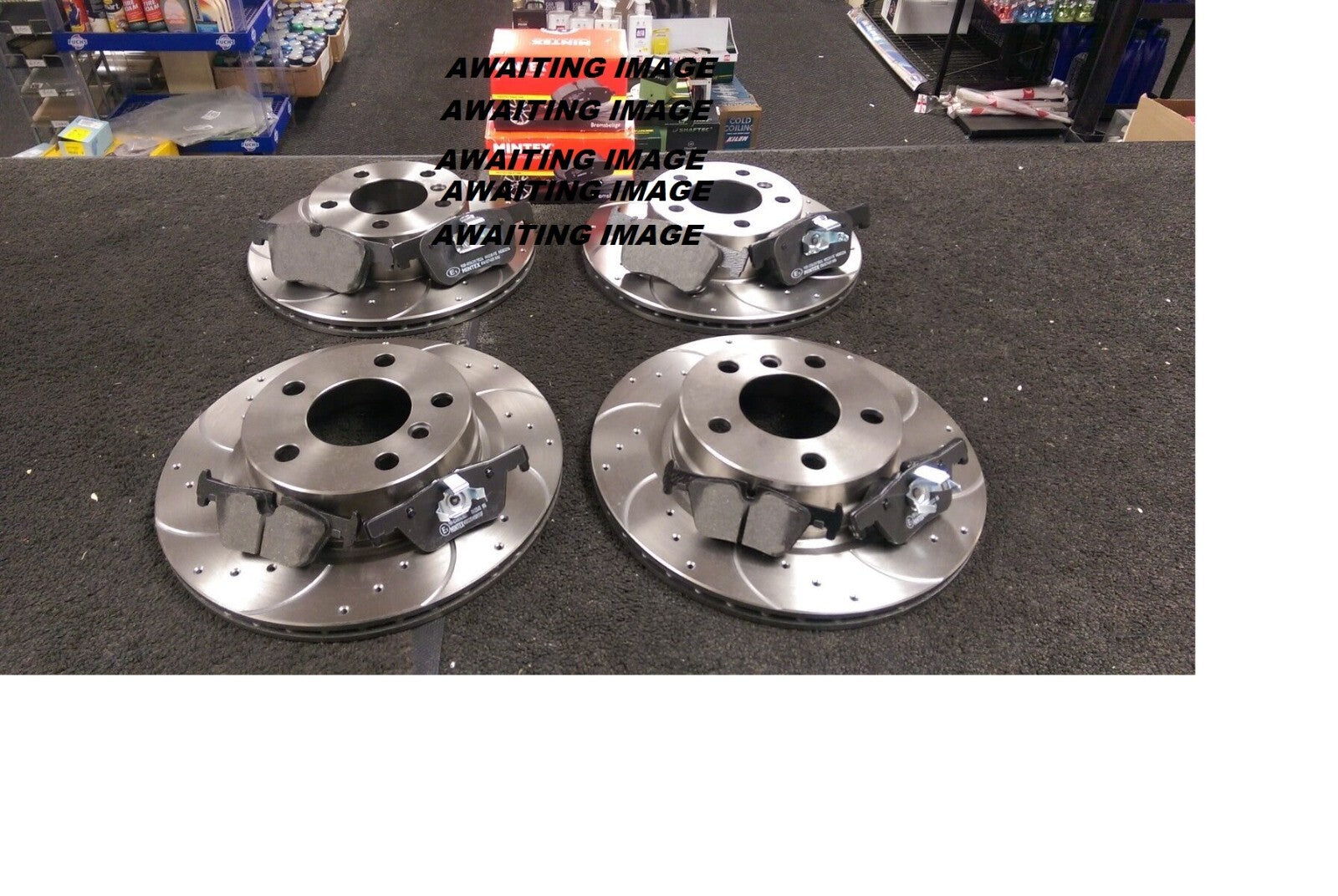 FOR BMW 320D F30 MSPORT FRONT REAR DRILLED GROOVED DISCS BRAKE PADS WEAR SENSORS