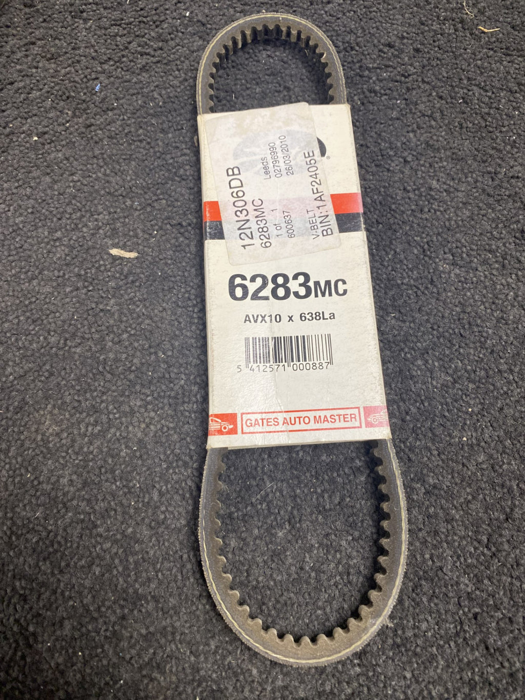 GENUINE GATES FAN BELT FITS AUDI  80 1.6 B3  6283MC
