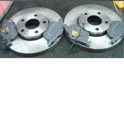 VW GOLF MK4 GTI TURBO FRONT BRAKE DISCS BRAKE PADS 288