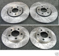 AUDI A1 1.4 TFSi FRONT REAR DRILLED GROOVED BRAKE DISCS 288mm and 232mm 