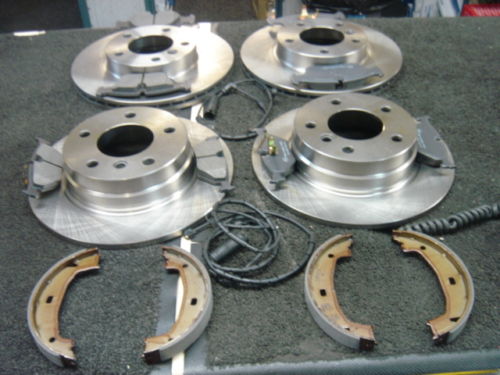 BMW 318 316 BRAKE DISCS PADS WARNING WIRES H/B SHOES