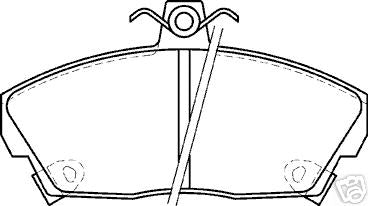 ROVER 200 400 25 45 EBC ULTIMAX BRAKE PADS FRONT