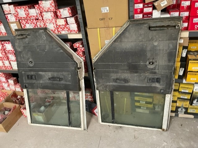 DEFENDER 110 130 TD TDi SECOND ROW DOORS- COMPLETE ASSMEBLED PAIR