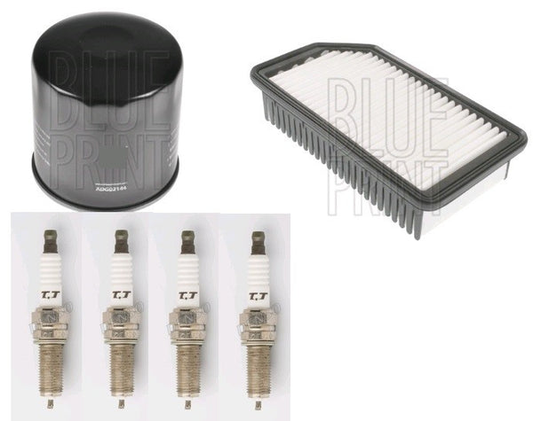 FOR HYUNDAI  i20 i30 i40 ix20 ix35 OIL AIR FILTER  WITH 4 X SPARK PLUGS 