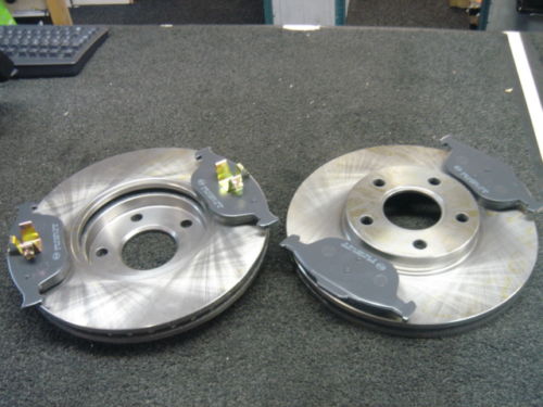 FORD TRANSIT CONNECT DI TDCI FRONT BRAKE DISCS & PADS