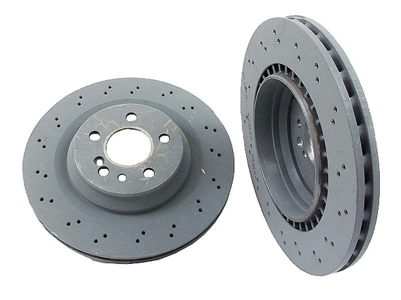MERCEDES CL55 CL600 AMG C215 S55 W220 V220 2 REAR PERFORMANCE BRAKE DISC DELPHI
