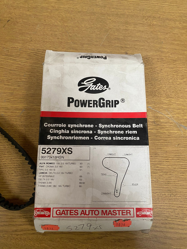 FOR LANCIA DELTA INTEGRALE 2.0 HF EVO 16V GATES POWERGRIP TIMING BELT 5279XS