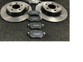 AUDI S1 2.0 QUATTRO BRAKE DISCS DRILLED GROOVED REAR BRAKE PADS 272mm 100pcd