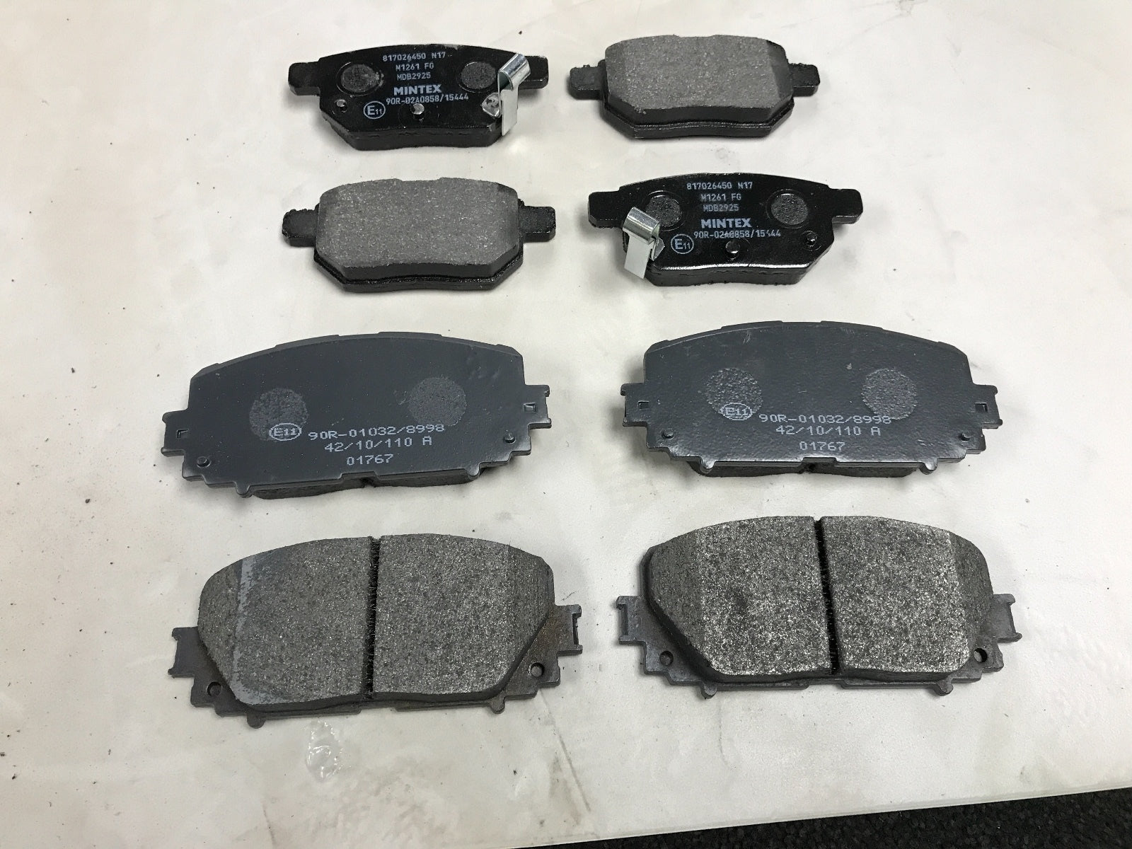 BRAKE PAD PADS FIT FOR TOYOTA YARIS 1.8 VVTI SR 2008 ON FULL SET 
