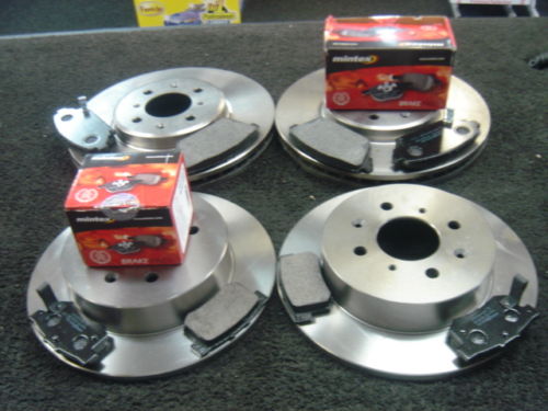 ROVER MG ZS180 ZR160 FRONT & REAR MINTEX BRAKE PADS 