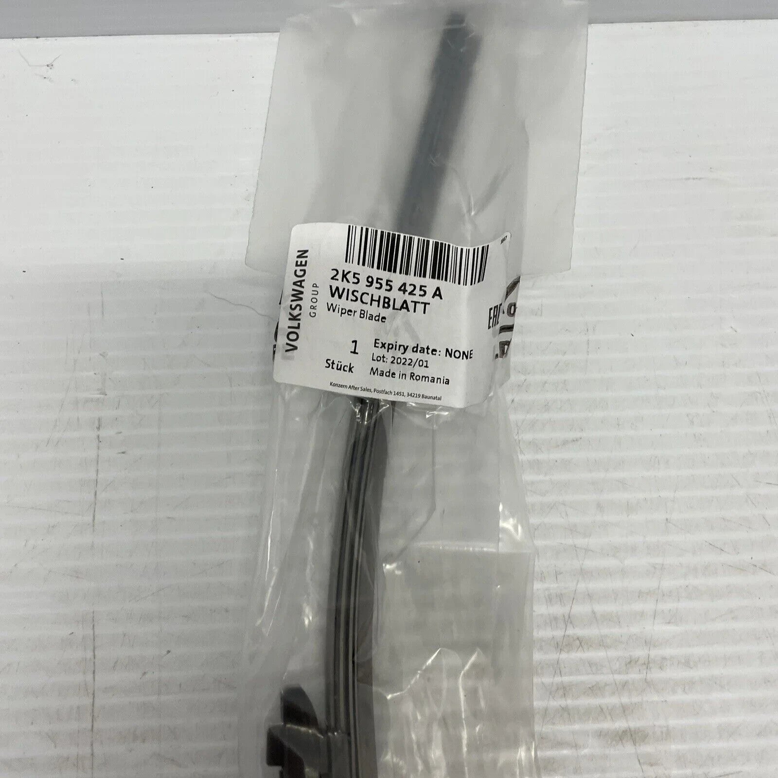 TRANSPORTER T6 CADDY 2K 2016-20 CRAFTER REAR WIPER BLADE 2K5955425A GENUINE