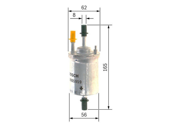 FOR FABIA SE TSI (MK2 FL (Typ 5J))  FUEL FILTER 1K0 201 051 K